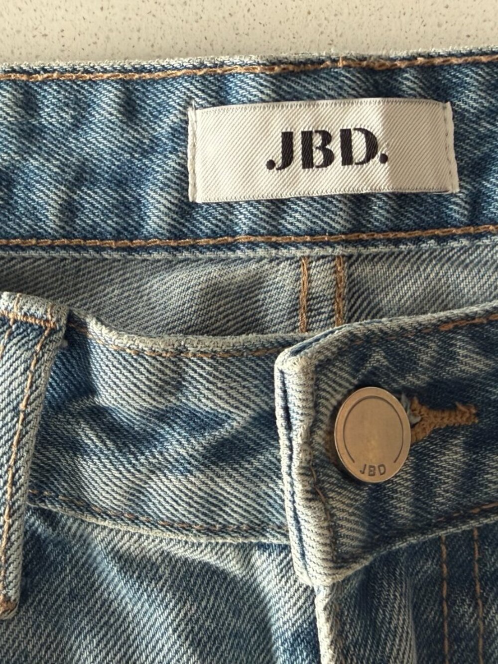JBD by Just Black Denim Light Wash Wide Leg Jeans, Size 31 - Picture 3 of 8